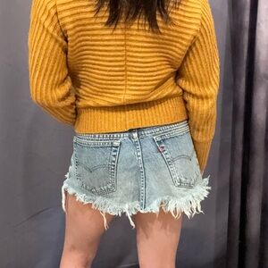 Vintage Levi Jean mini skirt